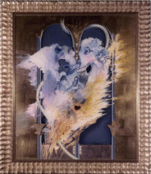 Mischtechnik mit Blattsilber und Blattgold, 50 x 60 - 2002