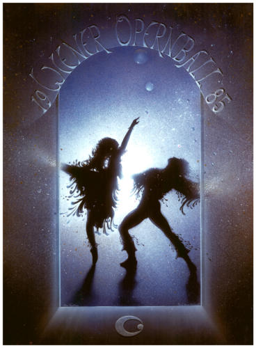 Offizielles Plakat des Opernballes 1985