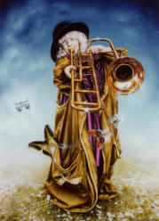  Öl, Tempera, Leinen, 50 x 70 - 1988 