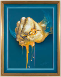 Öl auf gehärtetem Doppelkarton, 30 x 40 - 2009