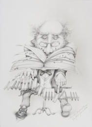 Bleistift auf Schöllershammer, 39,5 x 28,5 - 2009