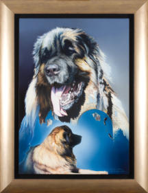 Öl und Blattgold auf Holz, 50 x 70 - 2009