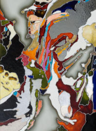 vom Künstler entwickelte Mischtechnik, 30 x 40 - 2007 -2009 