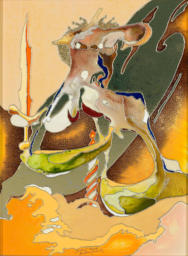 Künstler entwickelte Mischtechnik, 30 x 40 - 2007 -2009